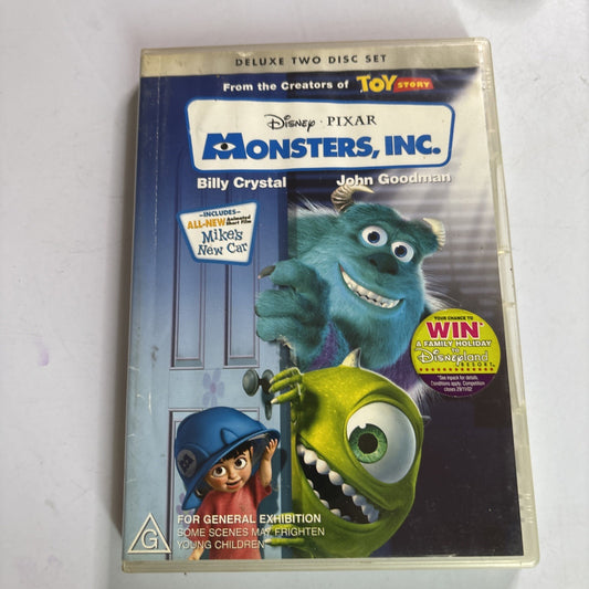 Monsters, Inc. (DVD, 2001) Region 4