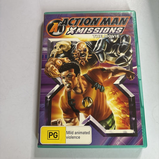 Action Man X Missions The Movie DVD Region 4 Actionman
