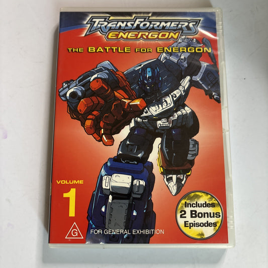 Transformers Energon - The Battle for Energon : Vol 1 (DVD, 2004) Region 4