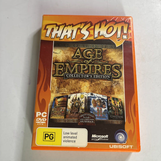 Age of Empires Collector’s Edition PC DVD-ROM  Microsoft Ubisoft