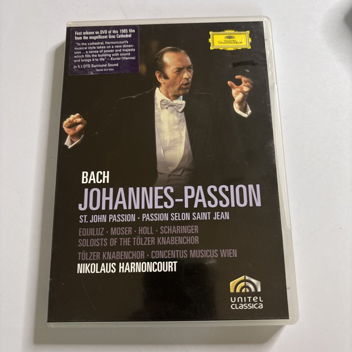 Bach: Johannes - Passion by Nikolaus Harnoncourt (DVD, 2007) All Regions