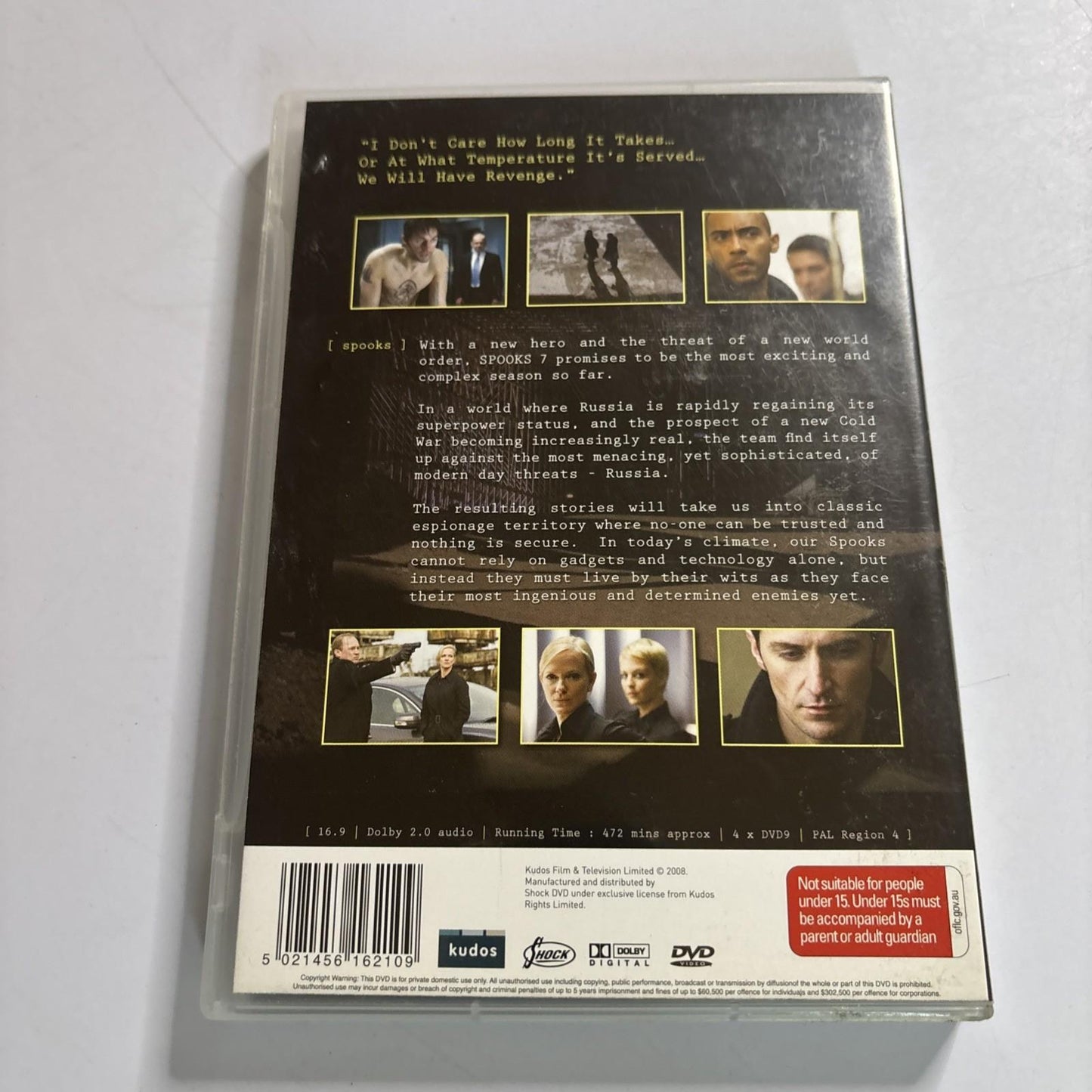 Spooks : Series 7 (DVD, 2008) Region 4