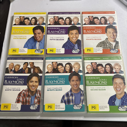 Everybody Loves Raymond : Season 2 4 5 6 7 9 (DVD, 2003) Region 4