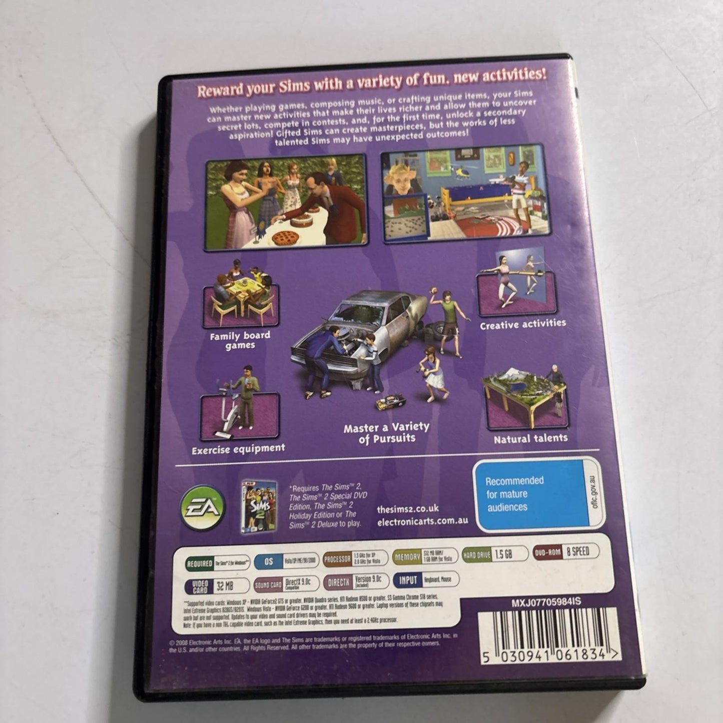 The Sims 2 FreeTime Expansion Pack PC  DVD-ROM