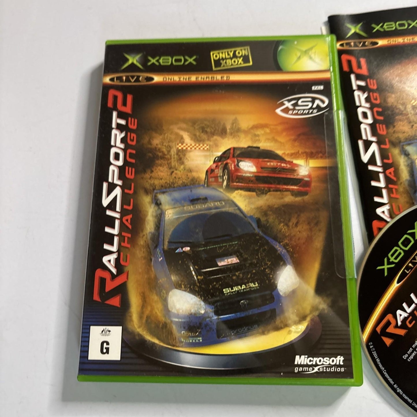 Ralli Sport Challenge 2 - Microsoft XBOX Original - PAL Manual
