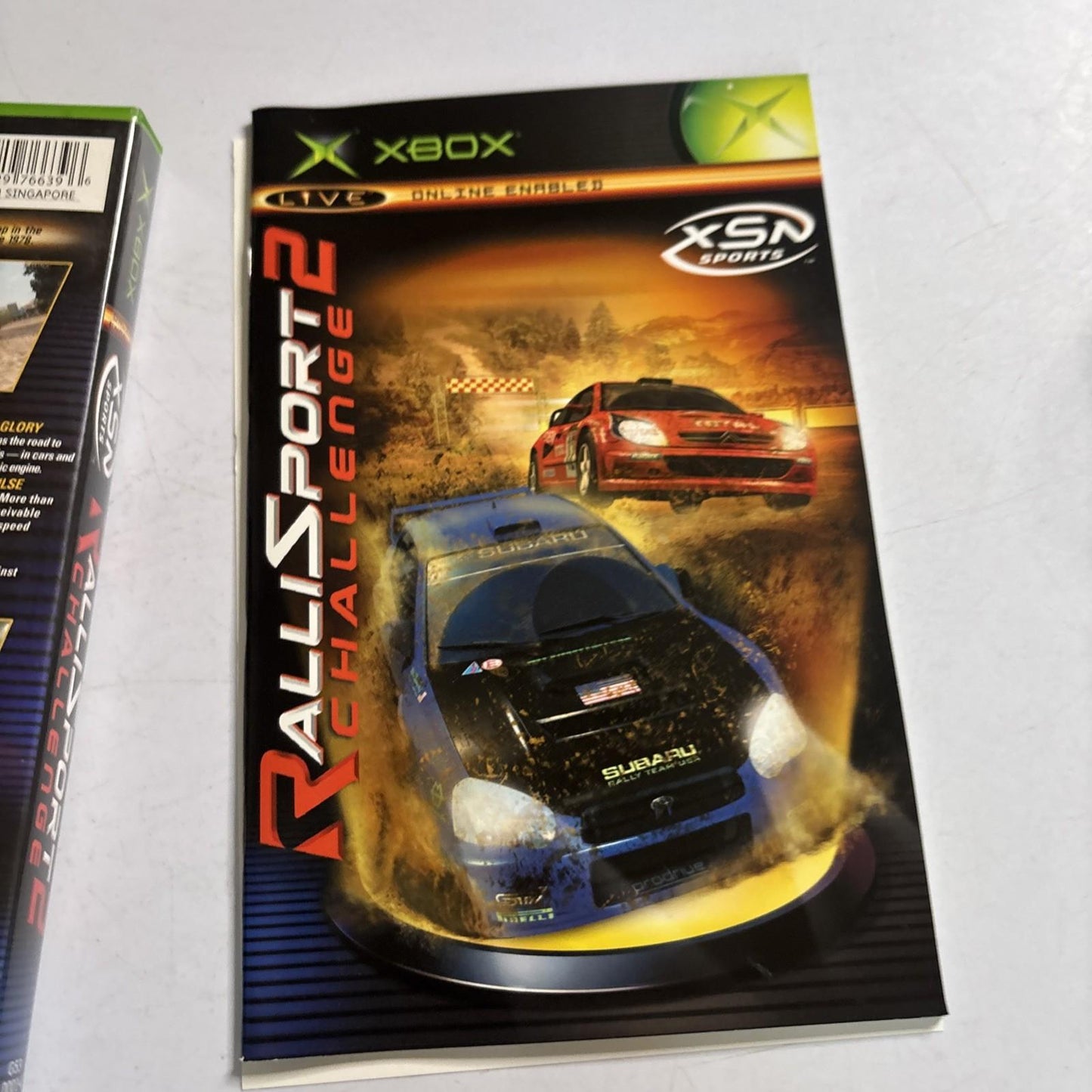Ralli Sport Challenge 2 - Microsoft XBOX Original - PAL Manual