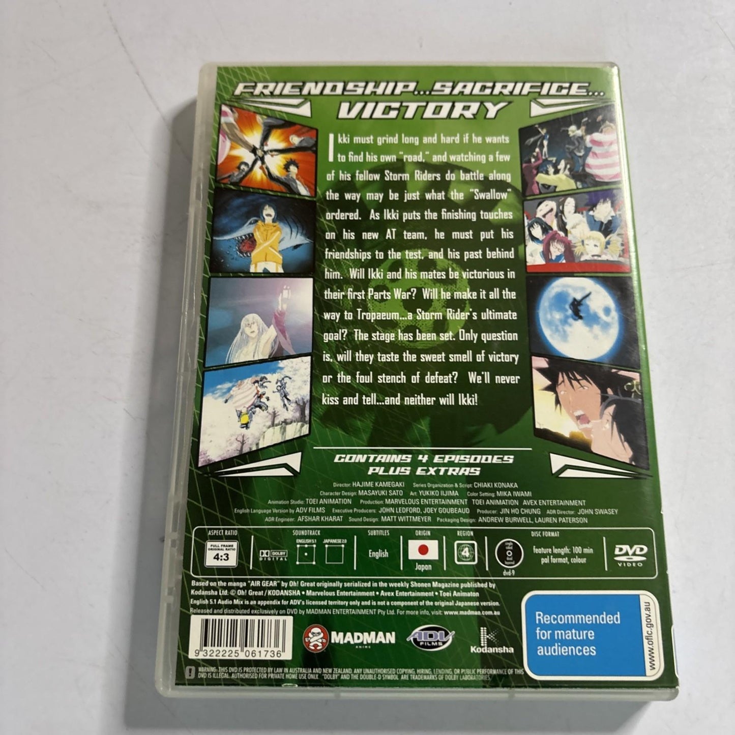 Air Gear - A New Legacy : Vol 3 (DVD, 2006) Region 4