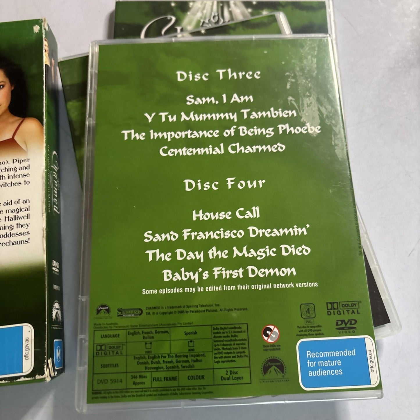 Charmed : Season 5 (DVD, 2002) Region 4