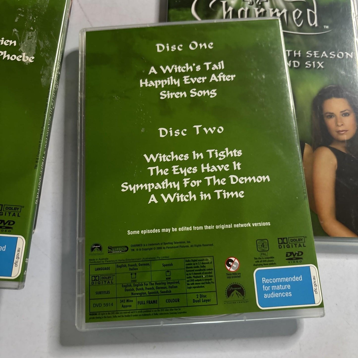 Charmed : Season 5 (DVD, 2002) Region 4