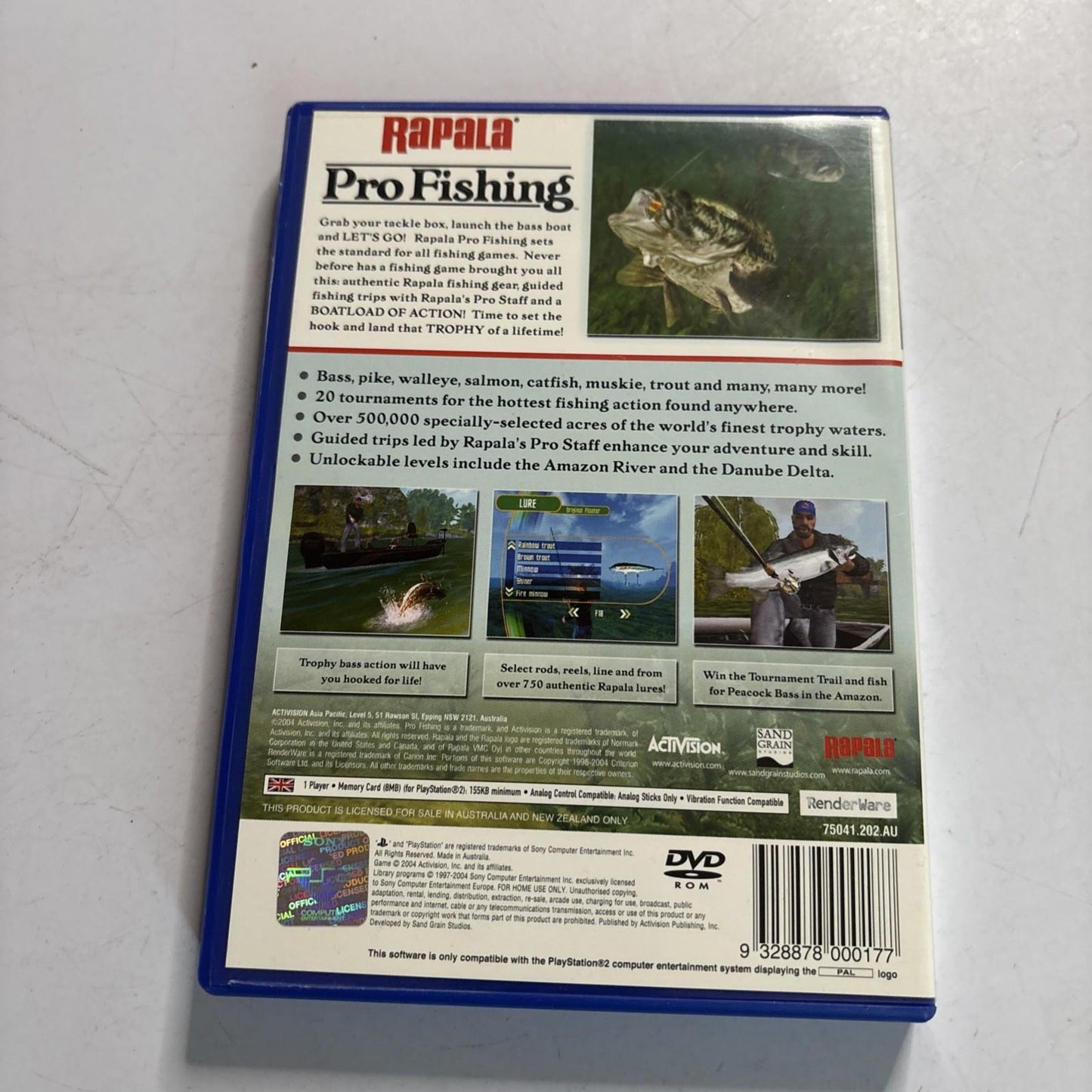 Rapala Pro Fishing (Playstation 2 PS2) PAL