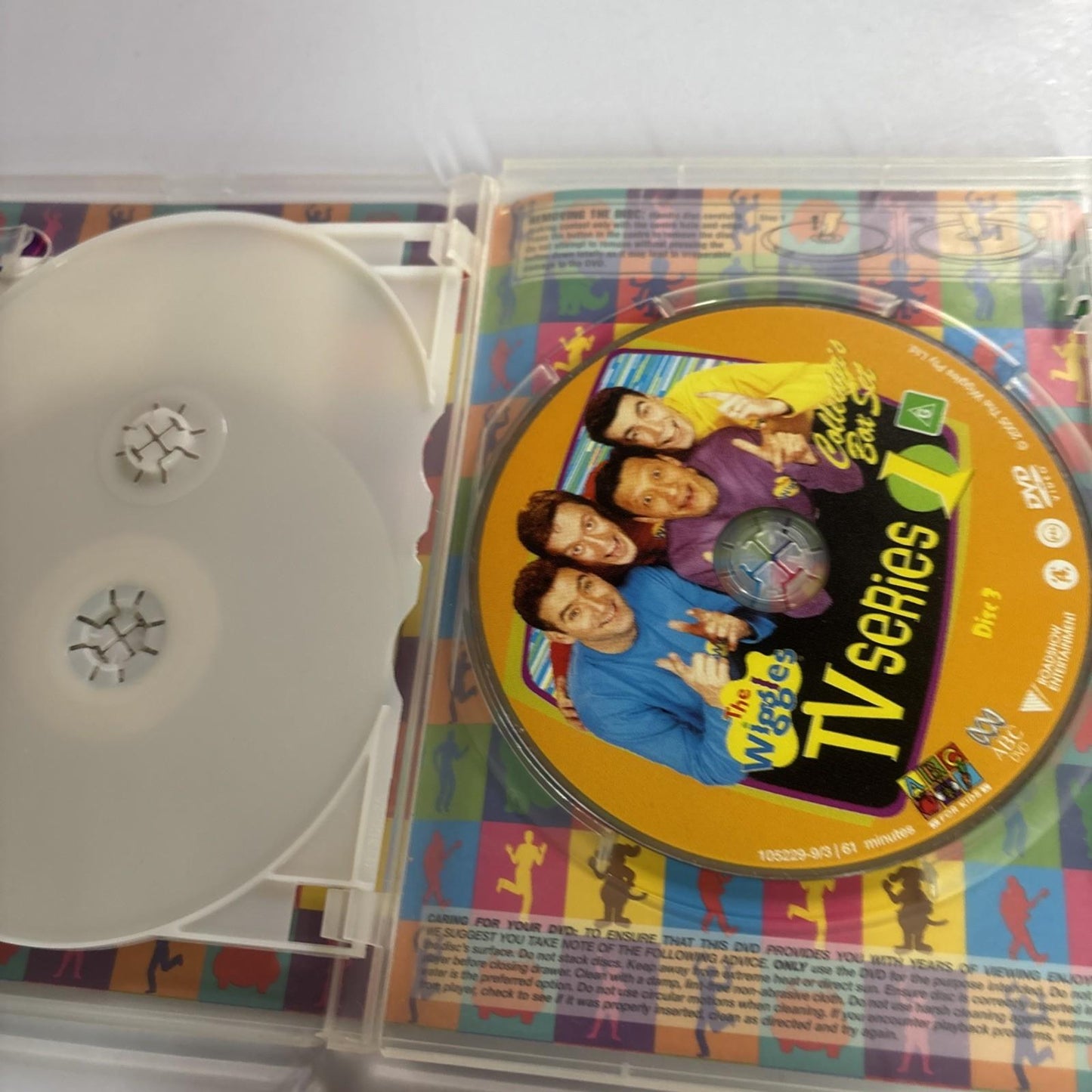 The Wiggles TV Series 1 Collectors Box Set DVD - Region 4 - MISSING DISC 2