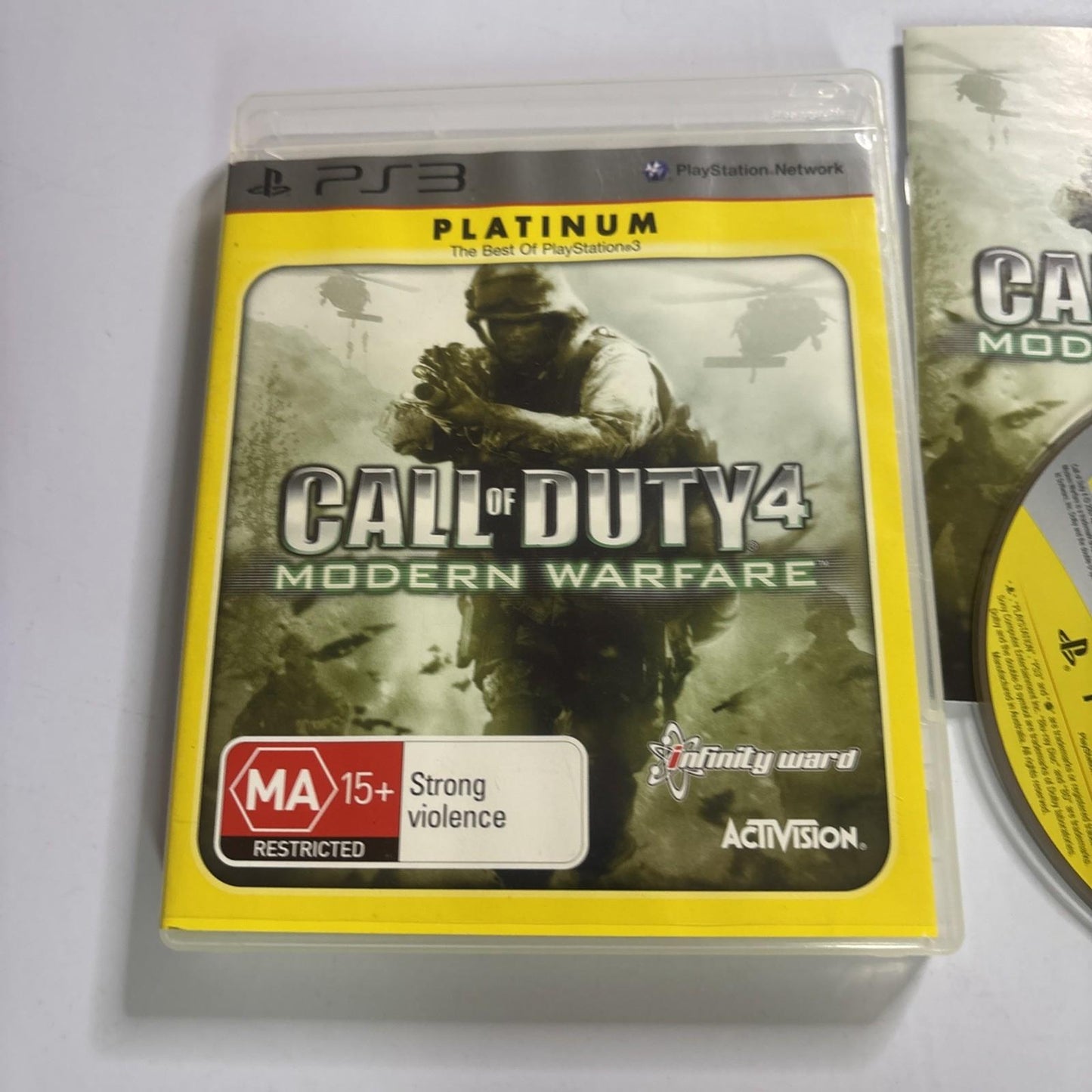 Call Of Duty 4: Modern Warfare (Sony Playstation 3 PS3) Complete With Manual