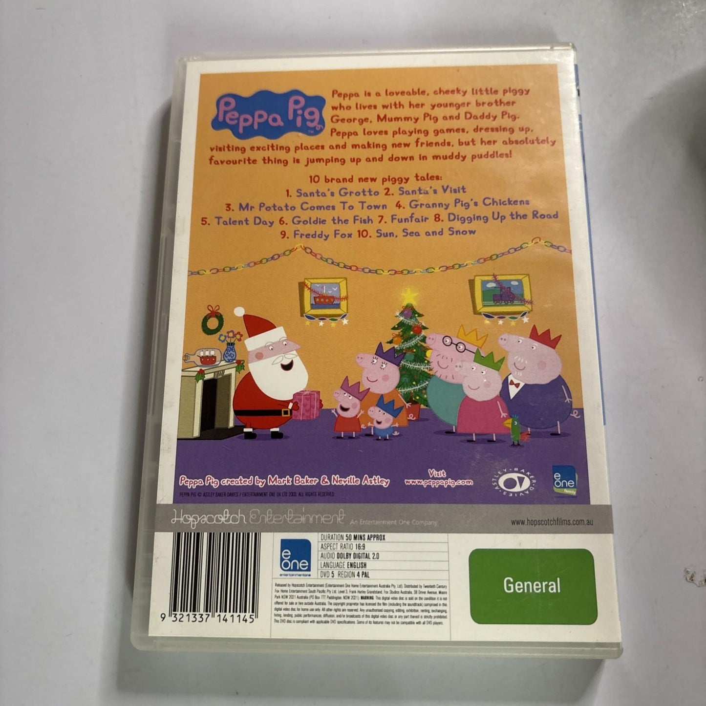 Peppa Pig - Santa's Grotto (DVD, 2010) Region 4