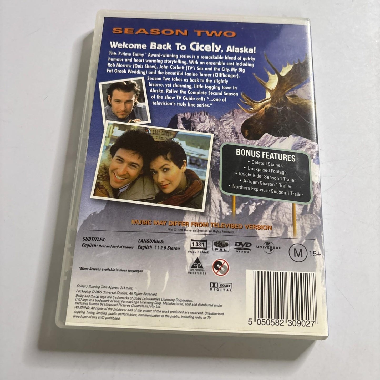 Northern Exposure : Season 2 (DVD, 1991) Region 4,2,5