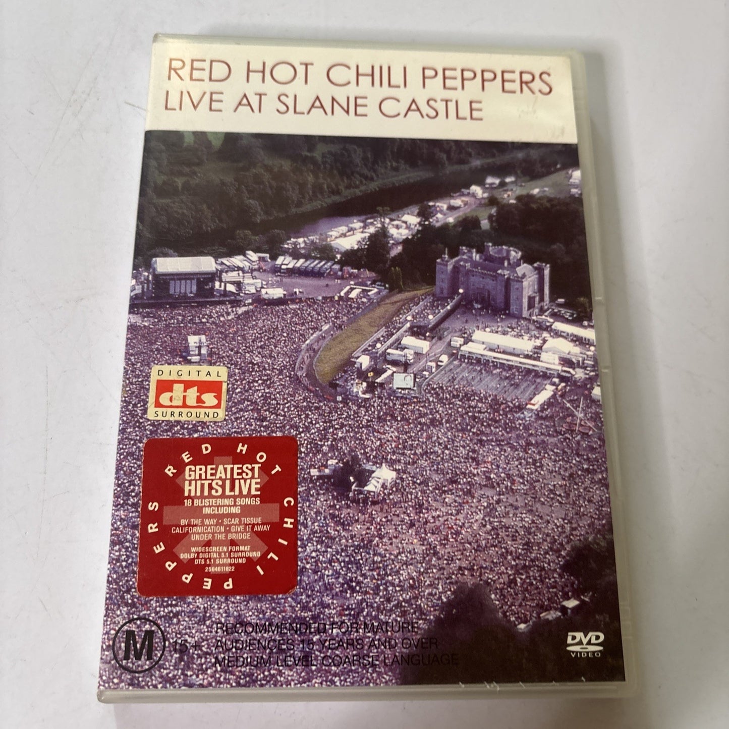 Red Hot Chili Peppers - Live in Slane Castle (DVD, 2003) Region 4