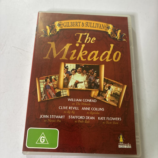 The Mikado Gilbert & Sullivan Musical Opera (DVD, 1982) Region 4