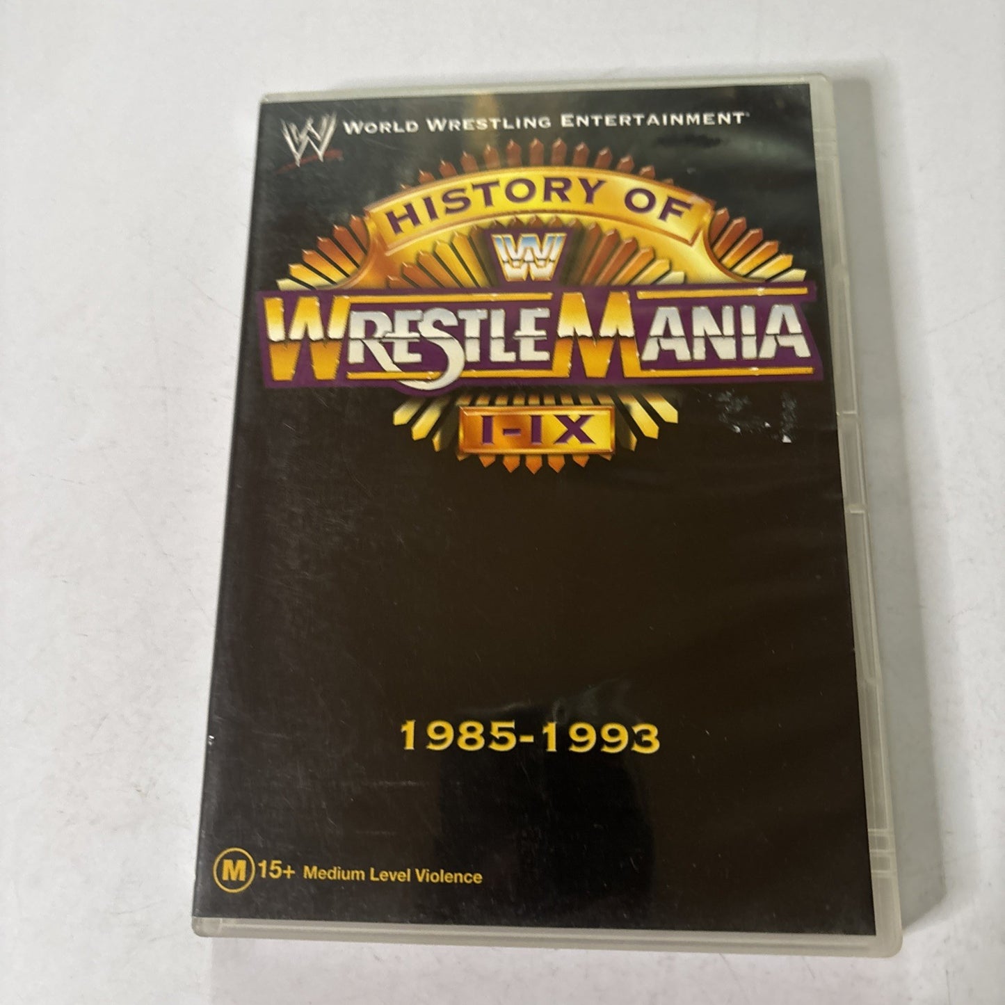 WWE - History of Wrestle Mania (DVD, 2004) Hulk Hogan All Regions