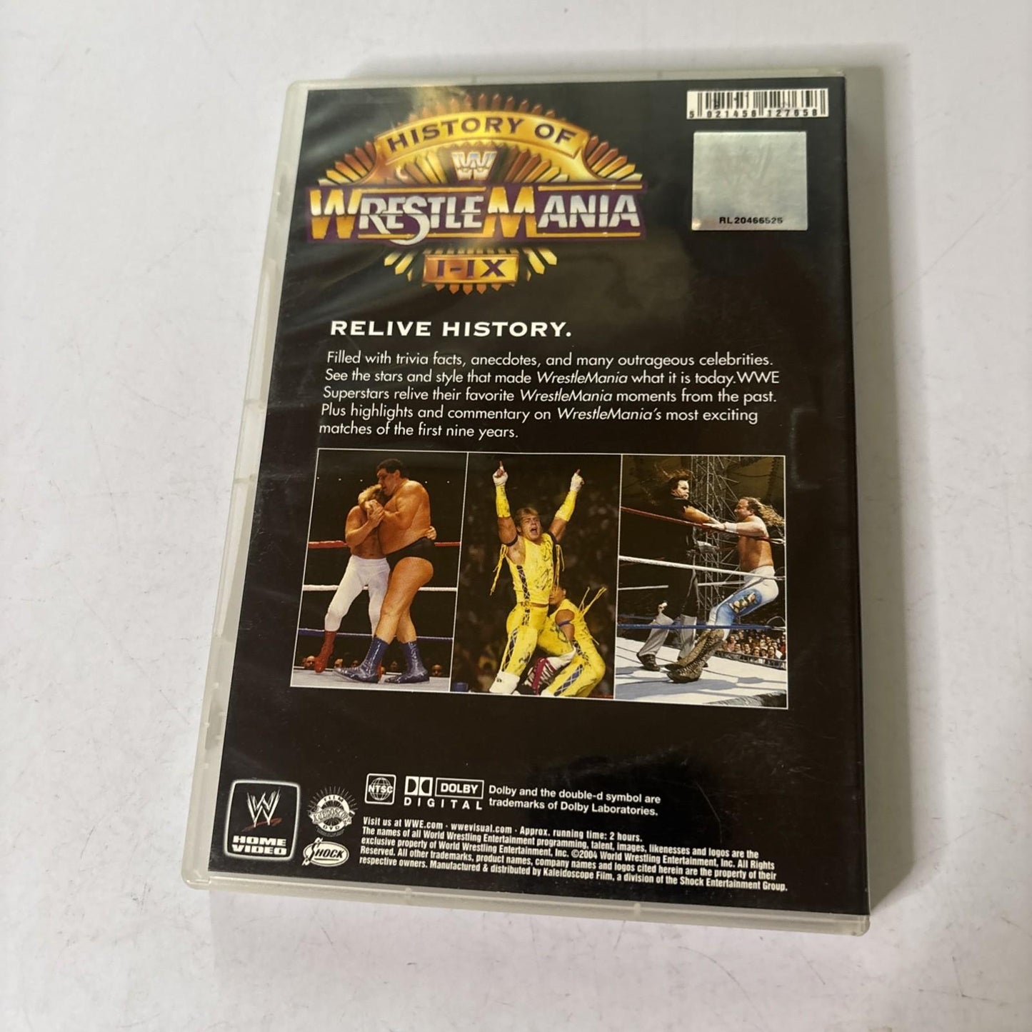 WWE - History of Wrestle Mania (DVD, 2004) Hulk Hogan All Regions