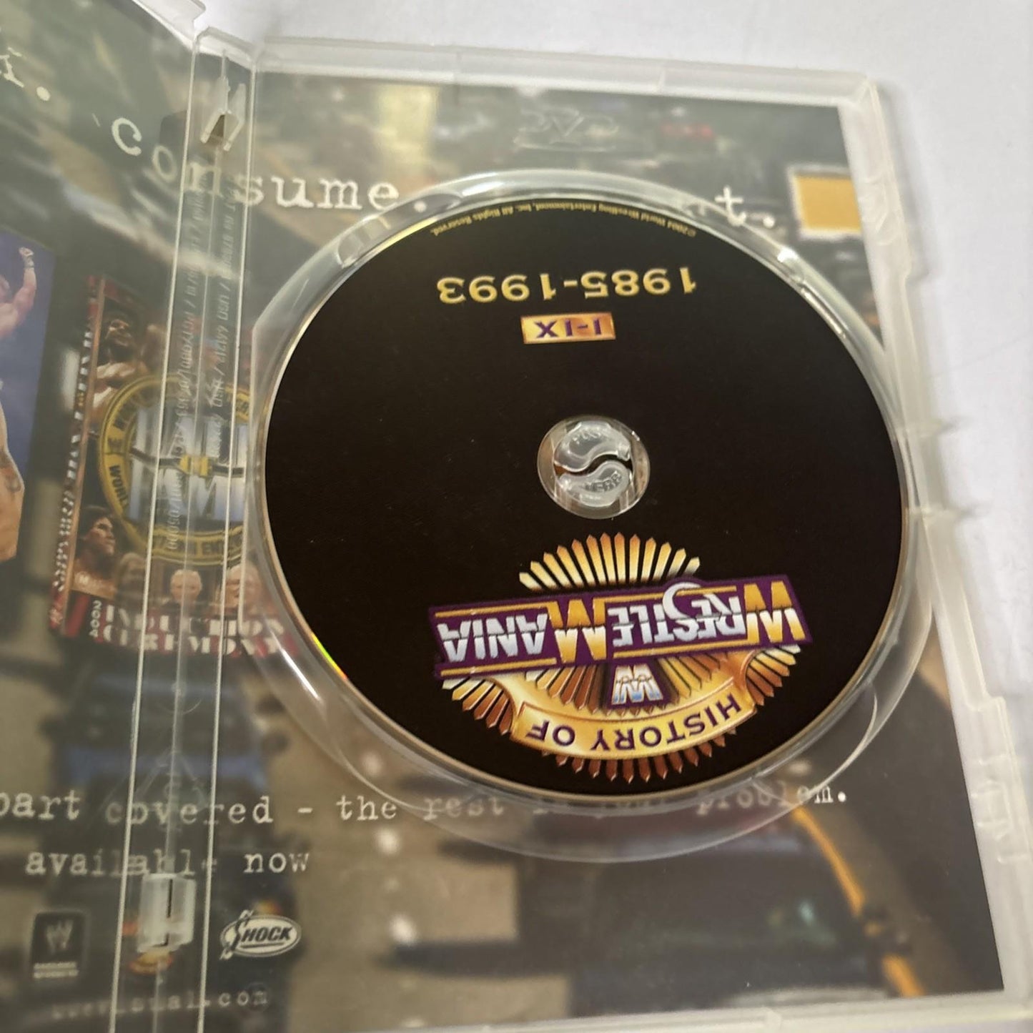 WWE - History of Wrestle Mania (DVD, 2004) Hulk Hogan All Regions