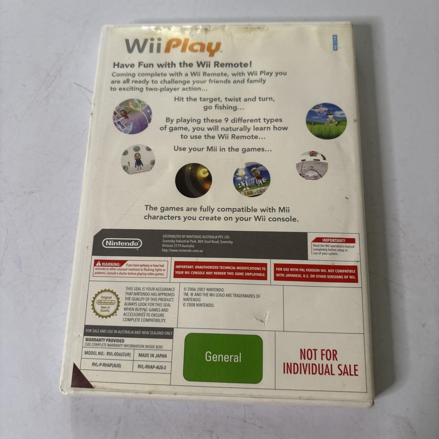 Wii Play (Nintendo Wii, 2006) PAL