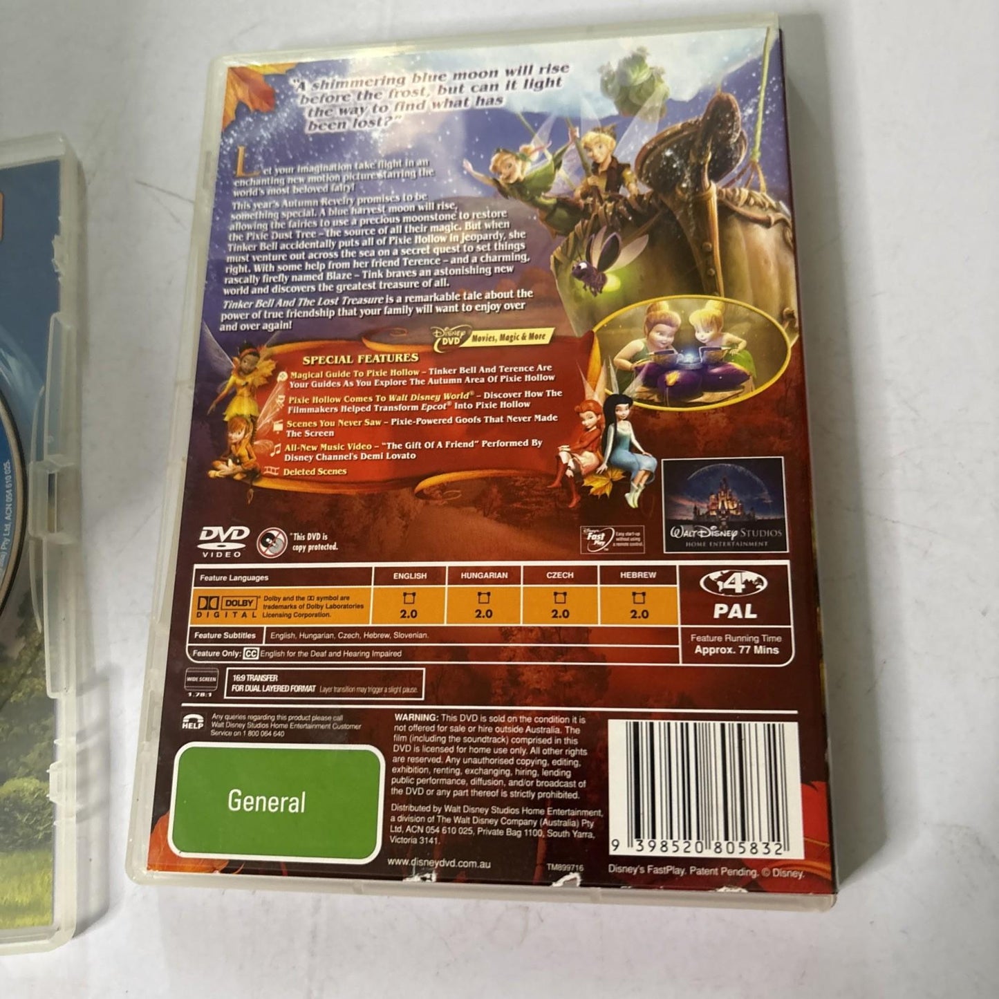 Tinker Bell and the Great Fairy Rescue / The Lost Treasure DVD Region 4