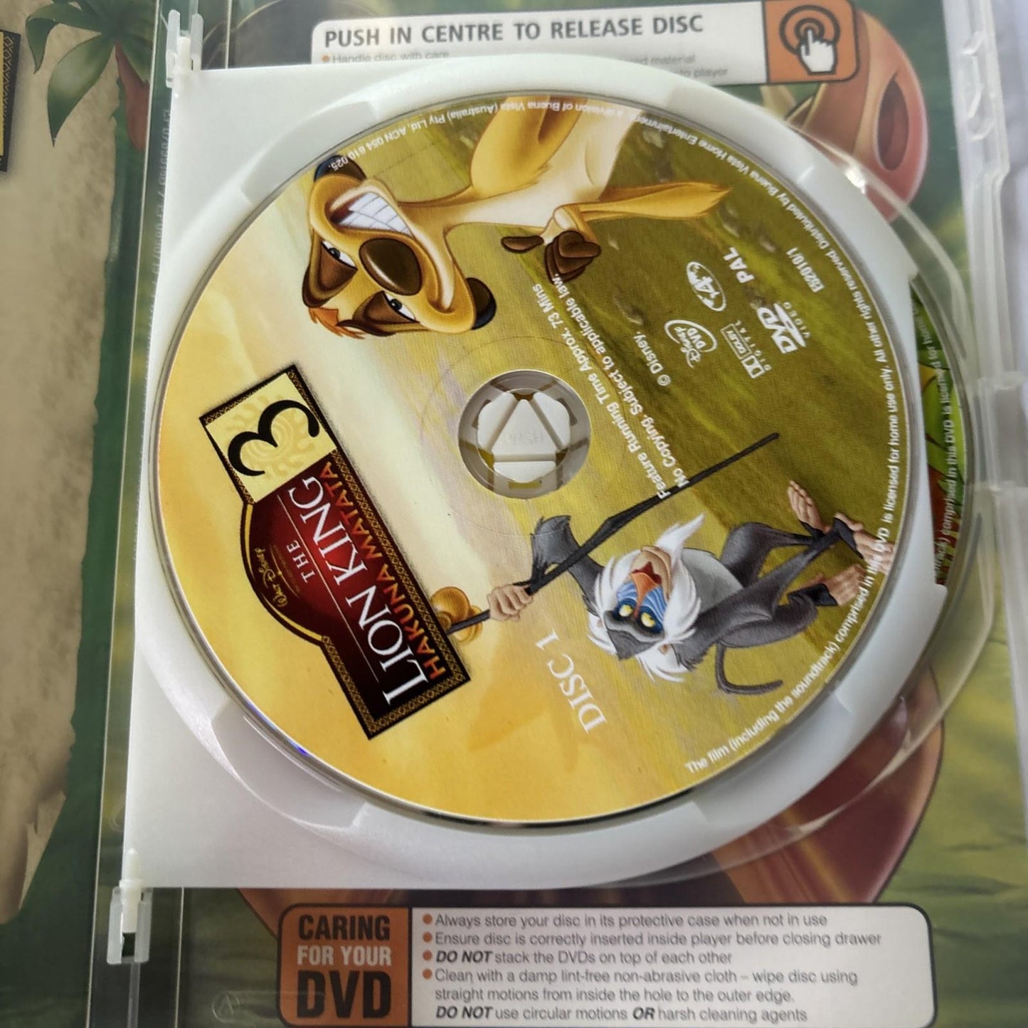 The Lion King 3 Hakuna Matata (DVD, 2004, 2-Disc) Disney Animated Film Region 4