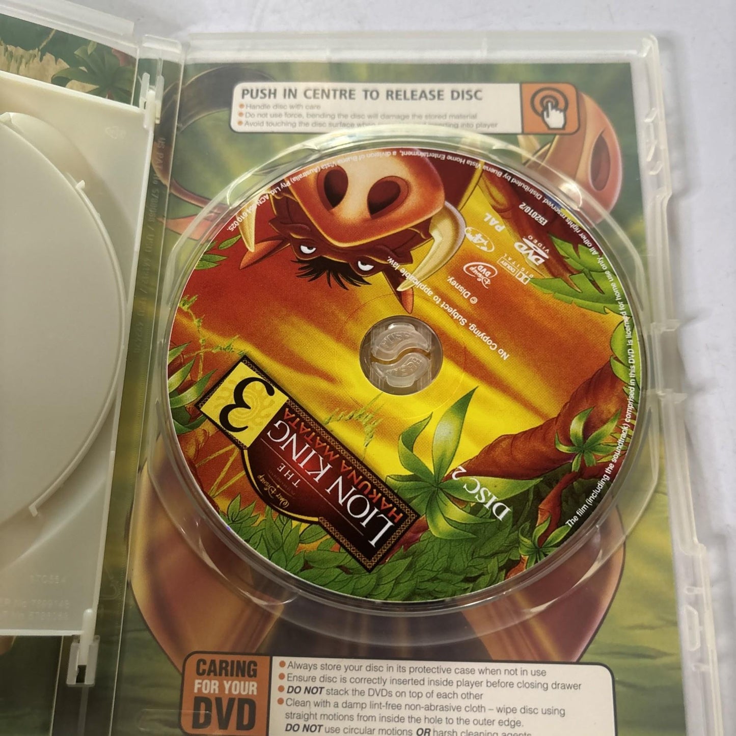 The Lion King 3 Hakuna Matata (DVD, 2004, 2-Disc) Disney Animated Film Region 4