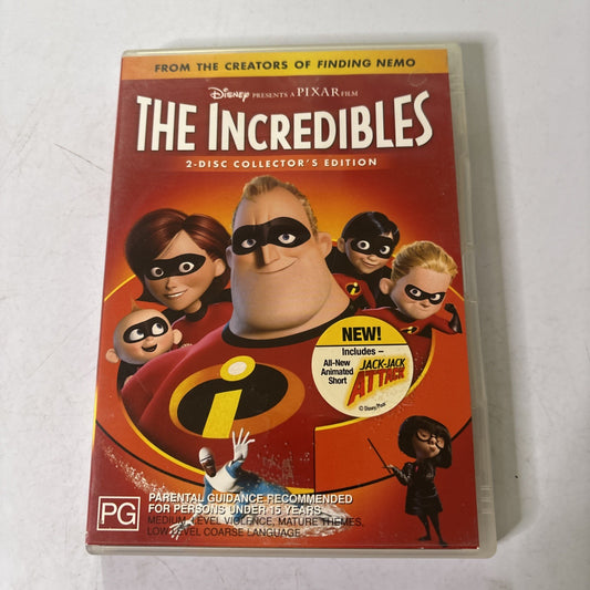 The Incredibles (DVD, 2004)  Disney Region 4