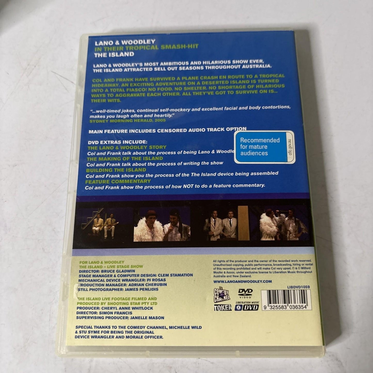 Lano & Woodley - The Island (DVD) All Regions