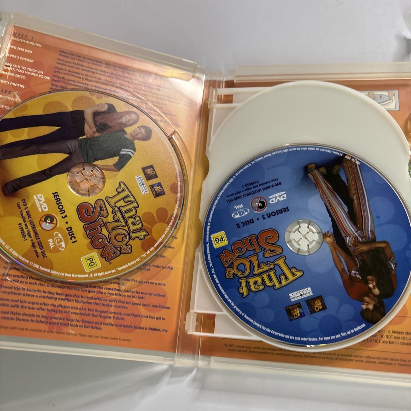 That 70's Show : Season 3 (DVD, 2000) Region 4