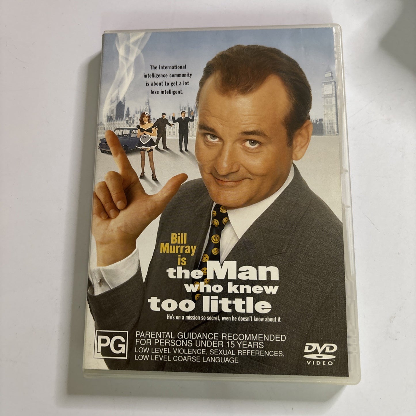 The Man Who Knew Too Little (DVD, 1997) Bill Murray Region 4