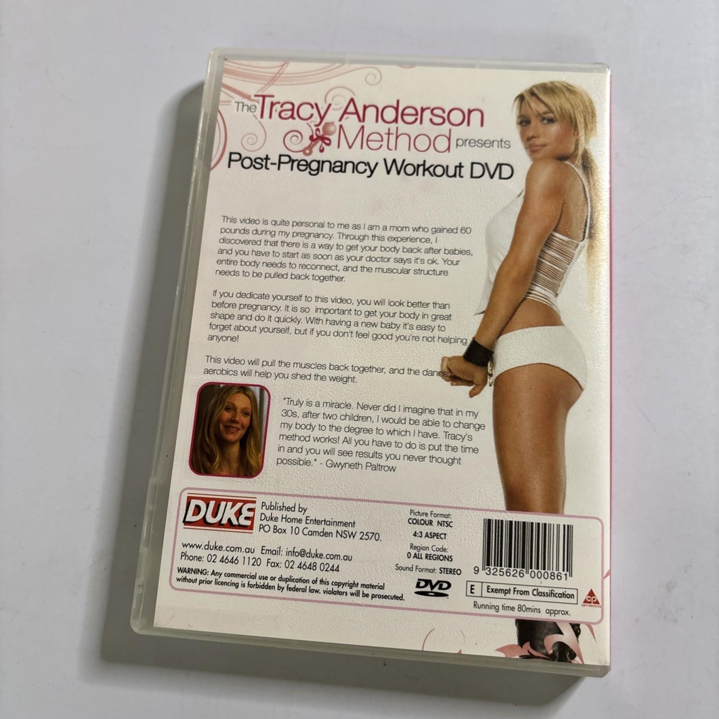 Tracy Anderson Method - Post Pregnancy Workout (DVD) All Regions