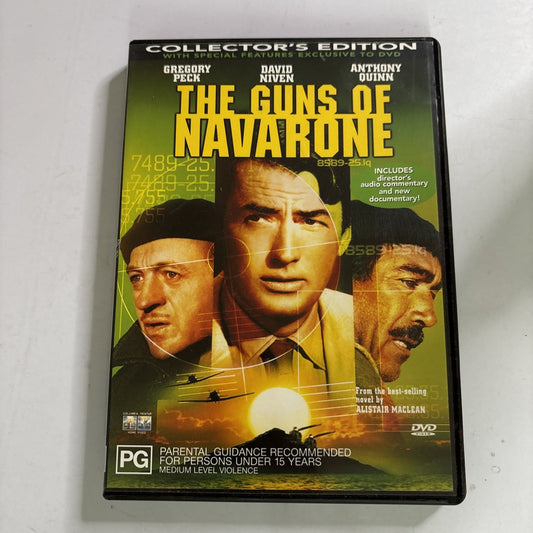 The Guns of Navarone (DVD, 1961) Gregory Peck Region 4 NEW