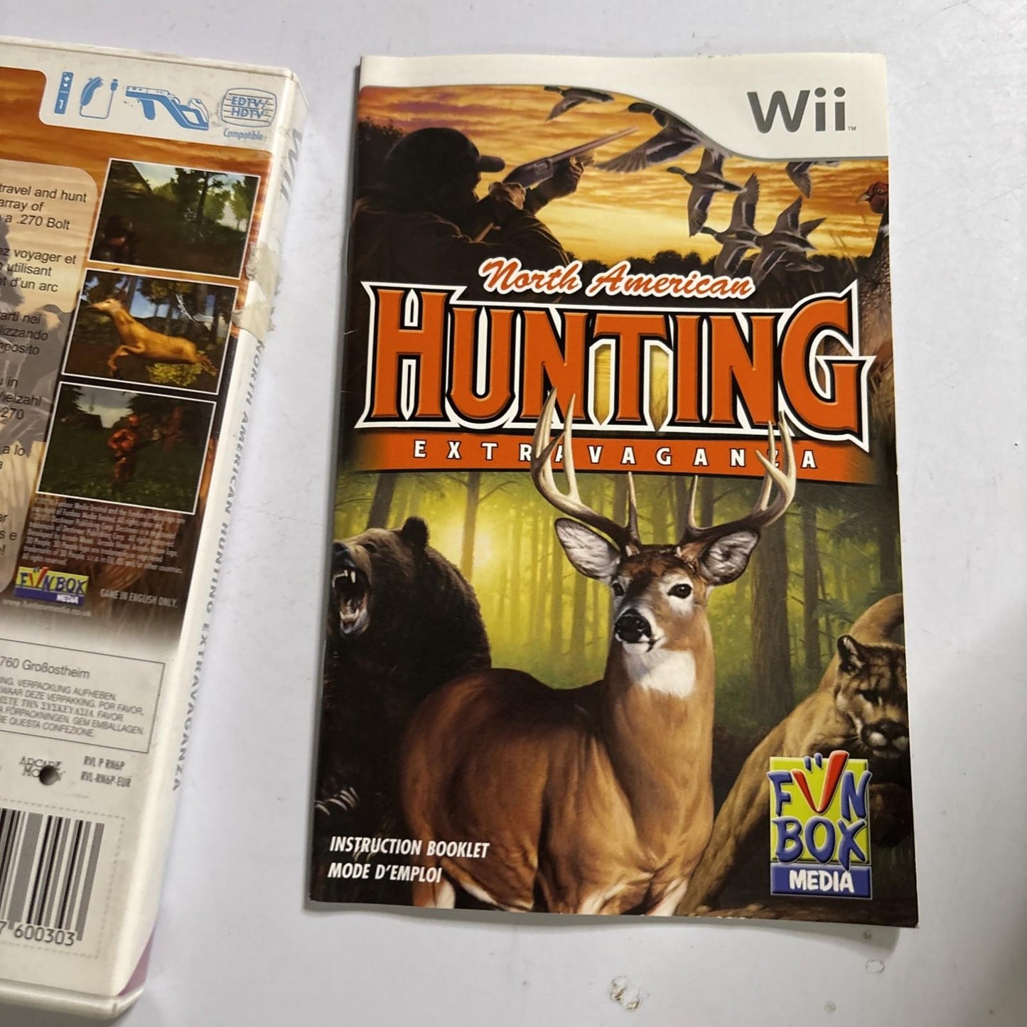 North American Hunting Extravaganza (Nintendo Wii, PAL) manual