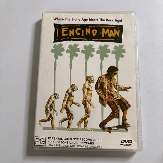 Encino Man (DVD, 1992) Brendan Fraser Region 4