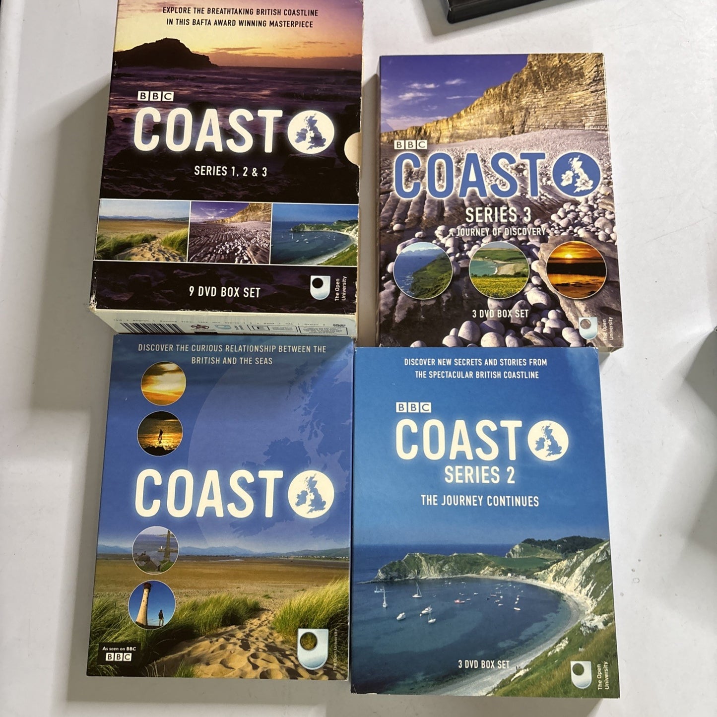 BBC Coast - Complete Series 1 2 3 (DVD, 2007, 9-Disc) Gill Tierney Region 2