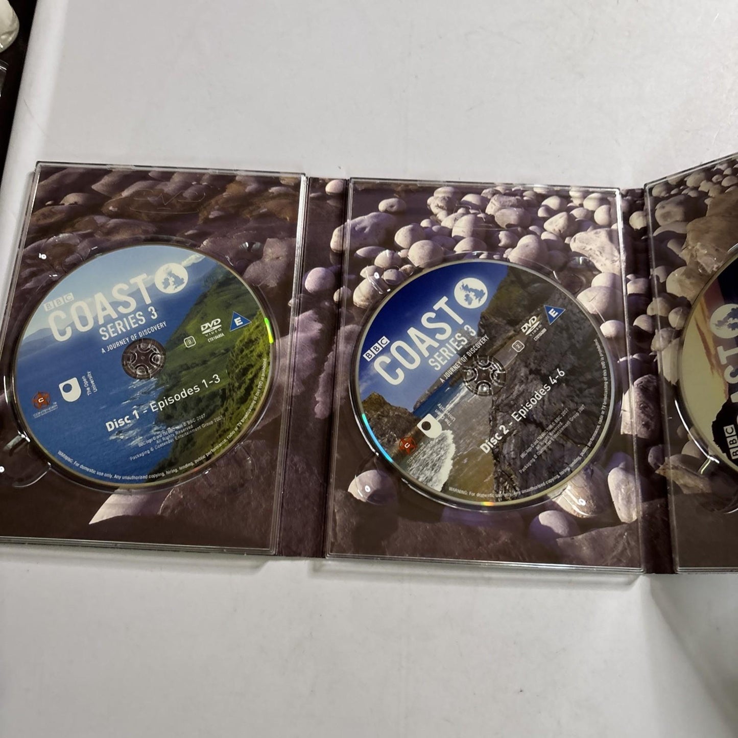 BBC Coast - Complete Series 1 2 3 (DVD, 2007, 9-Disc) Gill Tierney Region 2