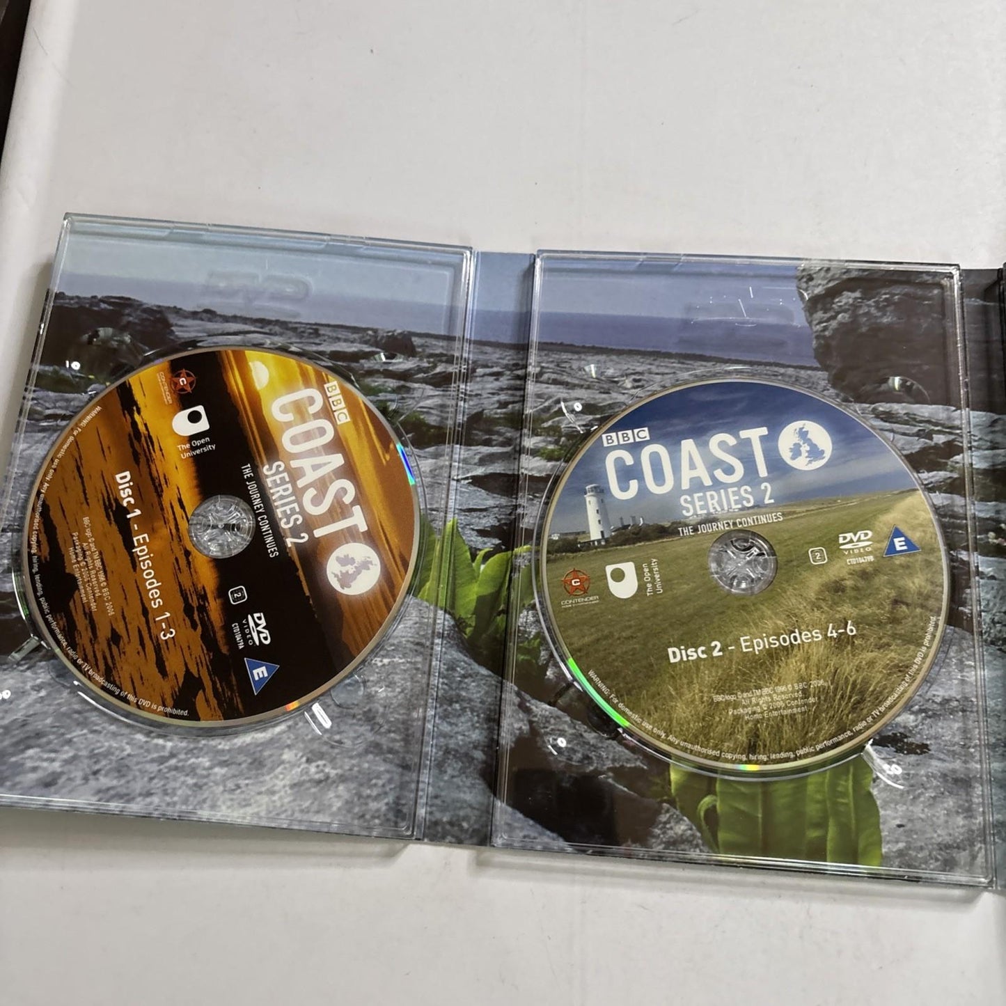 BBC Coast - Complete Series 1 2 3 (DVD, 2007, 9-Disc) Gill Tierney Region 2