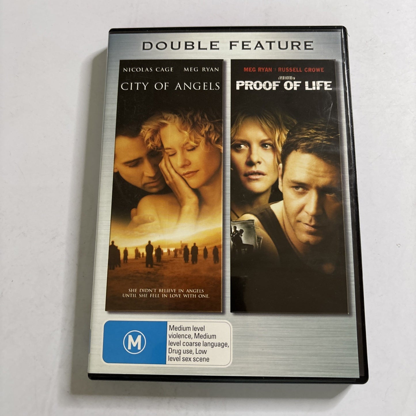 City of Angels / Proof of Life (DVD, 1998) Meg Ryan Region 4 NEW