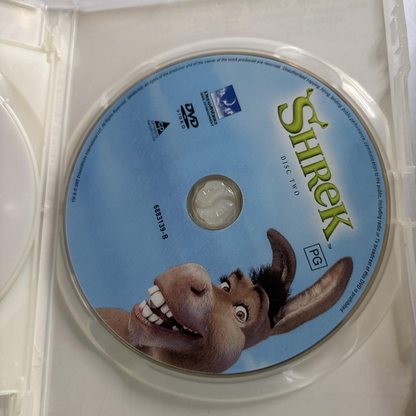 Shrek (DVD, 2001) Mike Myers, Eddie Murphy Region 4,2