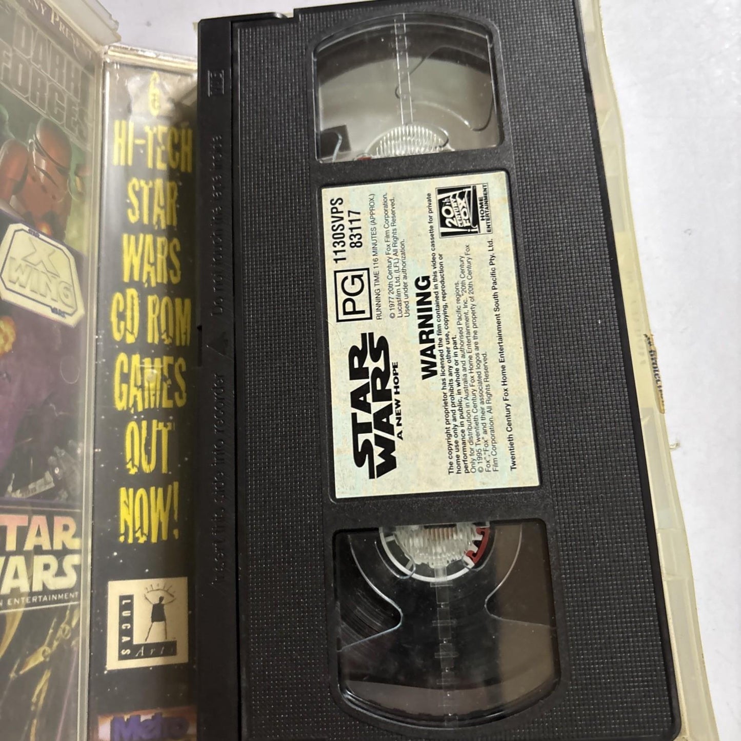 Star Wars - A New Hope (VHS Video Tape, 1995) Mark Hamill