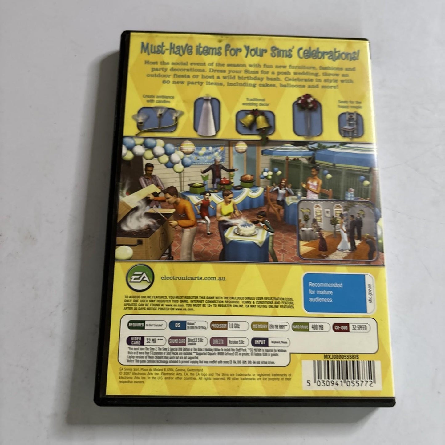 The Sims 2 Celebration Stuff PC CDROM