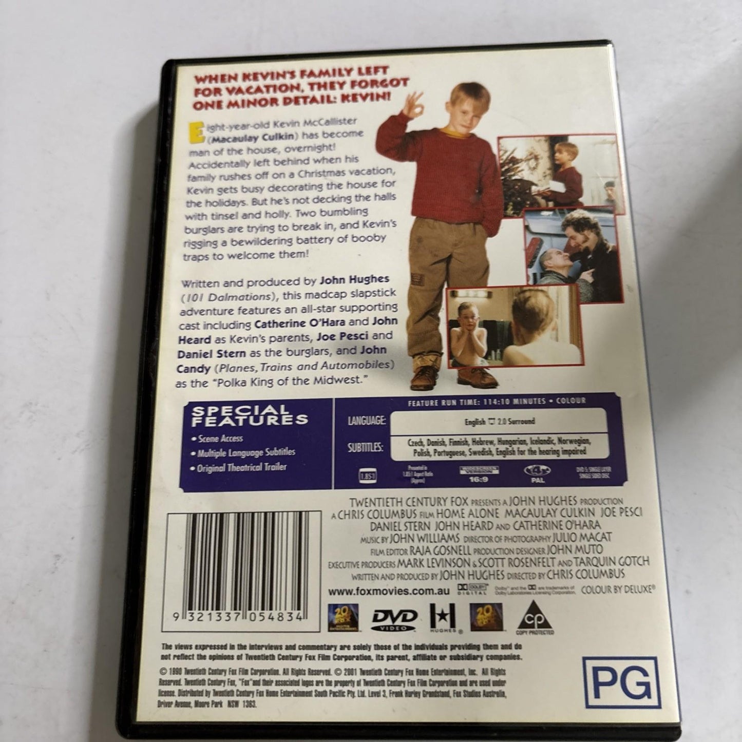 Home Alone (DVD, 1990) Macauley Culkin Region 4