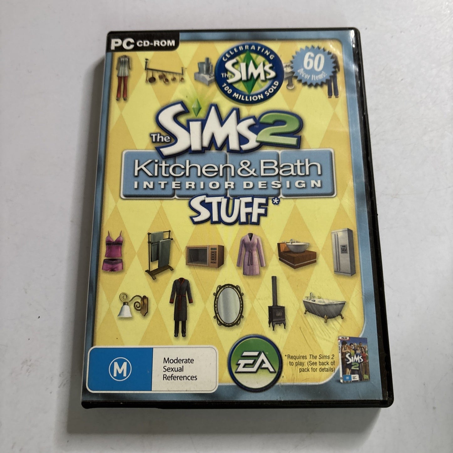 THE SIMS 2 Kitchen & Bath Interior Design Stuff Expansion Pack PC CD ROM