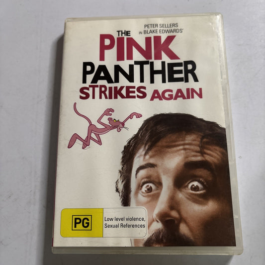 The Pink Panther Strikes Again (DVD) Peter Sellers  Region 4