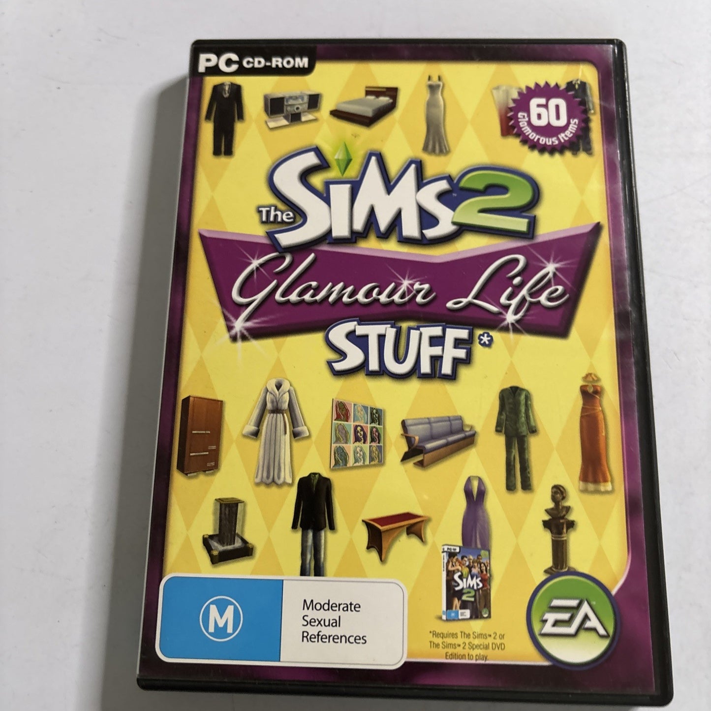The Sims 2 Glamour Life Stuff Expansion Pack - PC - 2006  Manual & Code included