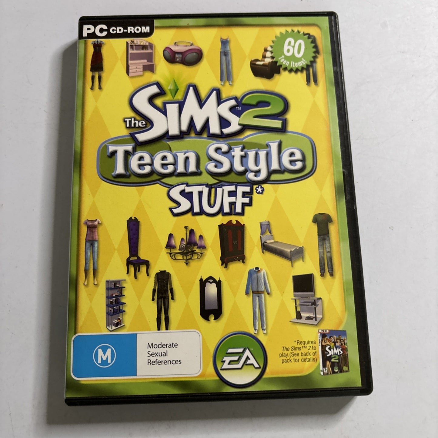 The Sims 2: Teen Style Stuff Expansion PC CDROM With Manual