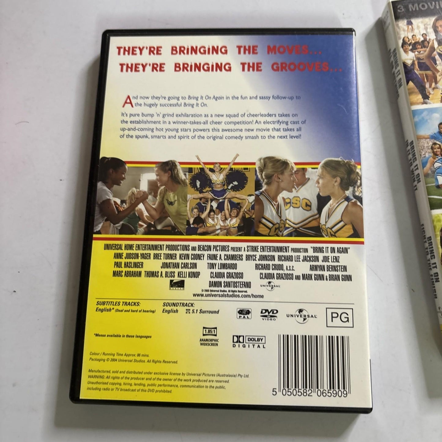 Bring It on: Again, All Or Nothing, In It To Win It, Right To The Finish DVD