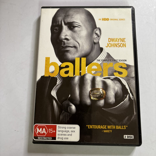 Ballers : Season 1 (DVD, 2015) Dwayne Johnson Region 4 NEW