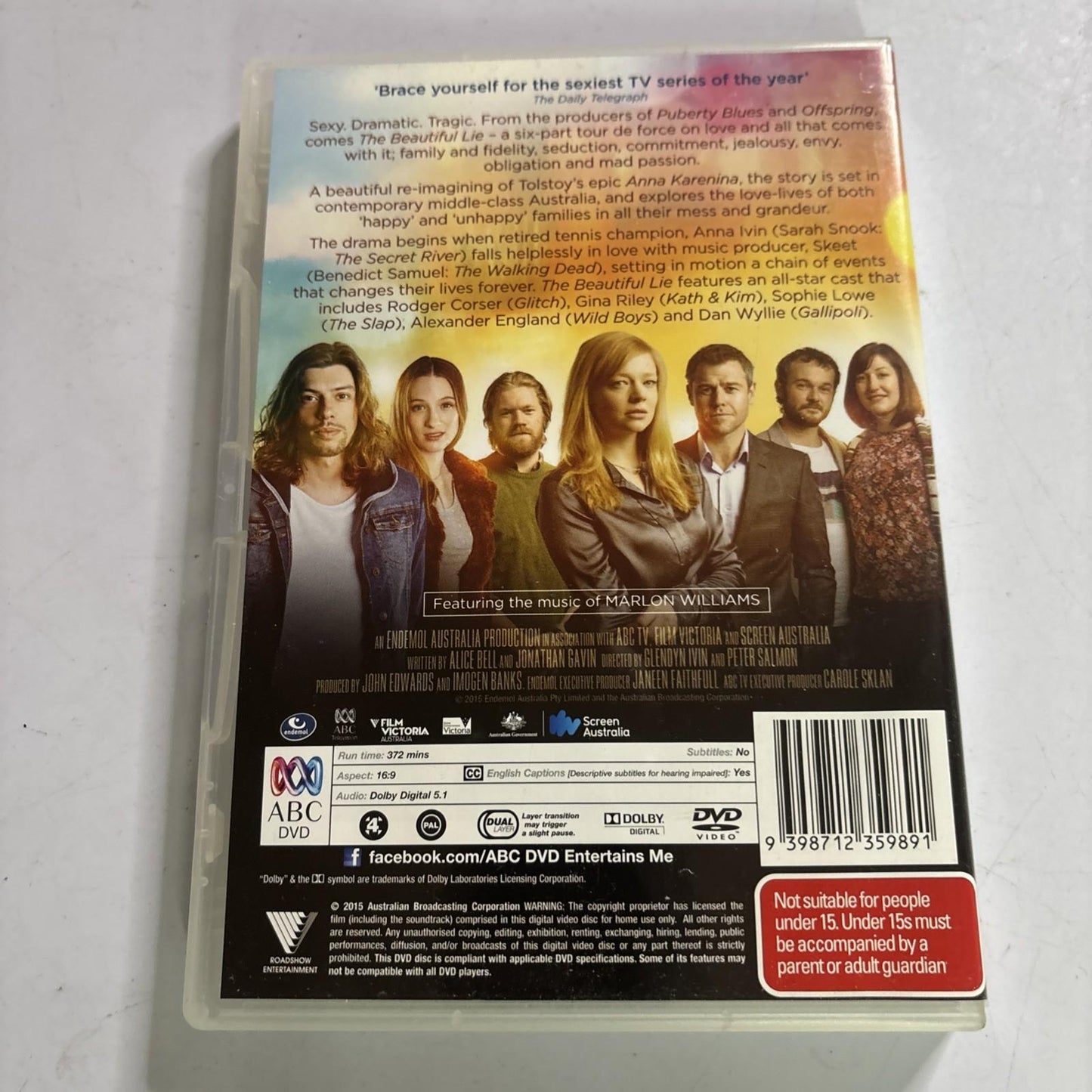 The Beautiful Lie (DVD, 2015) Sarah Snook, Rodger Corser Region 4